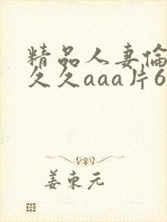 精品人妻伦九区久久aaa片69