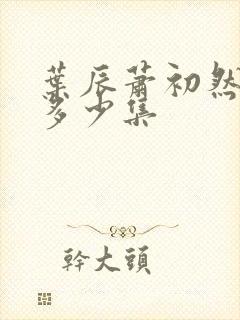 叶辰萧初然总共多少集