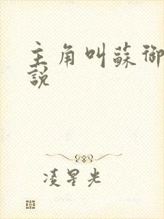 主角叫苏御的小说