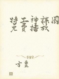 特工神谍国语版免费播放