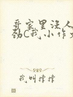 哥家里没人使点劲C我小作文封面