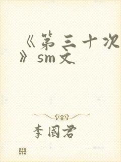 《第三十次调教》sm文