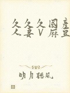 久久久国产精品人妻Ⅴ麻豆