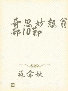 奇思妙想翁十三部10节封面