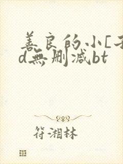善良的小[子hd无删减bt