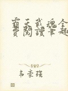 霸天武魂全文免费阅读笔趣阁