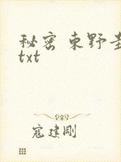 秘密 东野圭吾txt