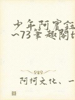 少年阿宾钰慧1~73笔趣阁txt封面