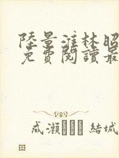 陆景淮林昭小说免费阅读最新章节