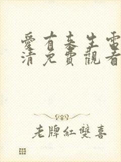 爱有来生电影高清免费观看国语