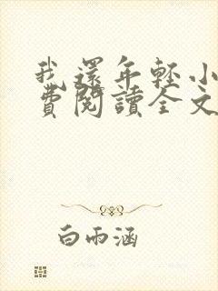 我还年轻小说免费阅读全文无删减封面