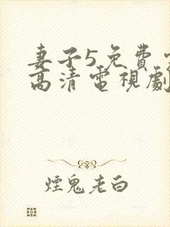 妻子5免费完整高清电视剧在线