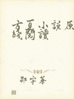 方夏小说原著在线阅读
