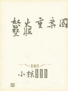 怒火重案国语完整版