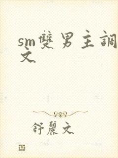 sm双男主调教文