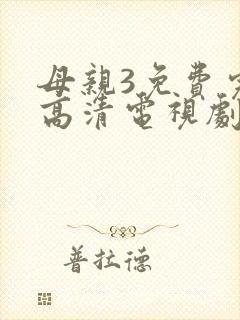 母亲3免费完整高清电视剧在线封面