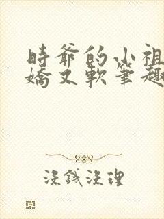 时爷的小祖宗又娇又软笔趣阁封面