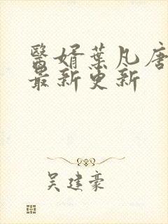 医婿叶凡唐若雪最新更新