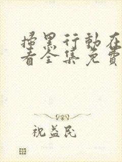 扫黑行动在线观看全集免费播放