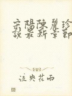 宋阳陈丽珍的小说最新章节免费阅读无弹窗封面