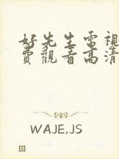 好先生电视剧免费观看高清