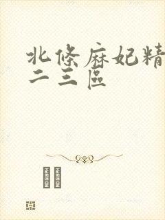 北条麻妃精品一二三区封面