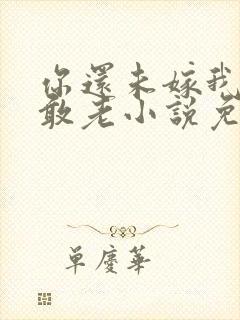 你还未嫁我怎么敢老小说免费阅读