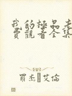 我的极品老婆免费观看全集电视剧