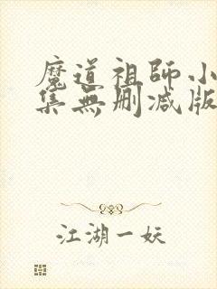 魔道祖师小说全集无删减版