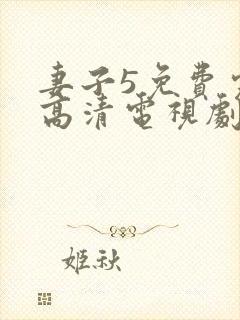 妻子5免费完整高清电视剧在线