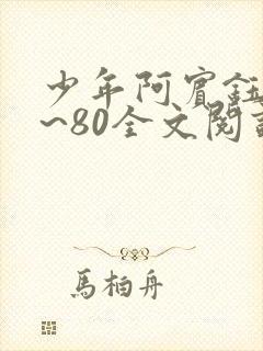 少年阿宾钰慧1~80全文阅读封面