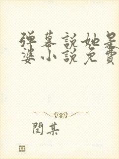 弹幕说她是我老婆小说免费阅读txt