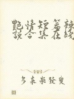 艳情短篇辣文小说合集在线阅读