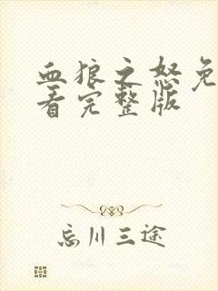 血狼之怒免费观看完整版