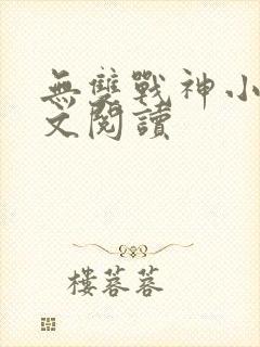 无双战神小说全文阅读