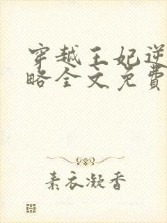 穿越王妃逆袭攻略全文免费阅读封面