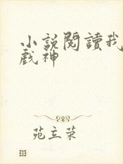 小说阅读我不是戏神