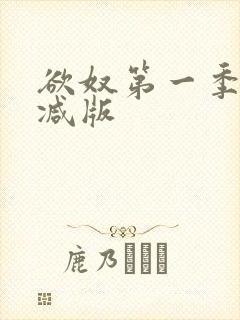 欲奴第一季未删减版封面