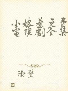 小娘惹免费观看电视剧全集封面