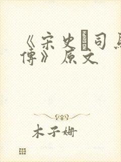 《宋史·司马光传》原文封面