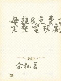 母亲8免费高清完整电视剧