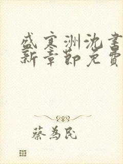 盛寒洲沈书棠最新章节免费阅读全文