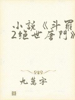 小说《斗罗大陆2绝世唐门》