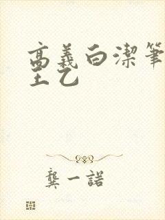 高义白洁笔趣阁王乙