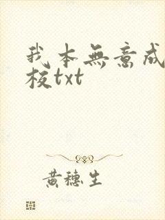 我本无意成仙精校txt