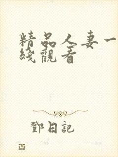 精品人妻一区在线观看