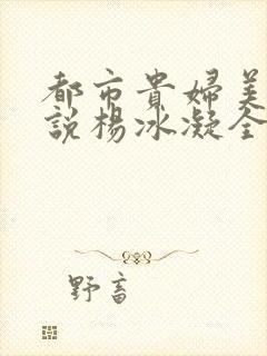 都市贵妇美腿小说杨冰凝全文阅读