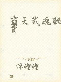 霸天武魂听书免费