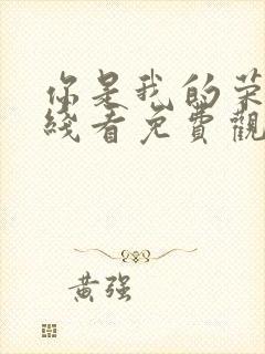 你是我的荣耀在线看免费观看