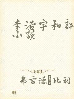 李浩宇和许馨的小说